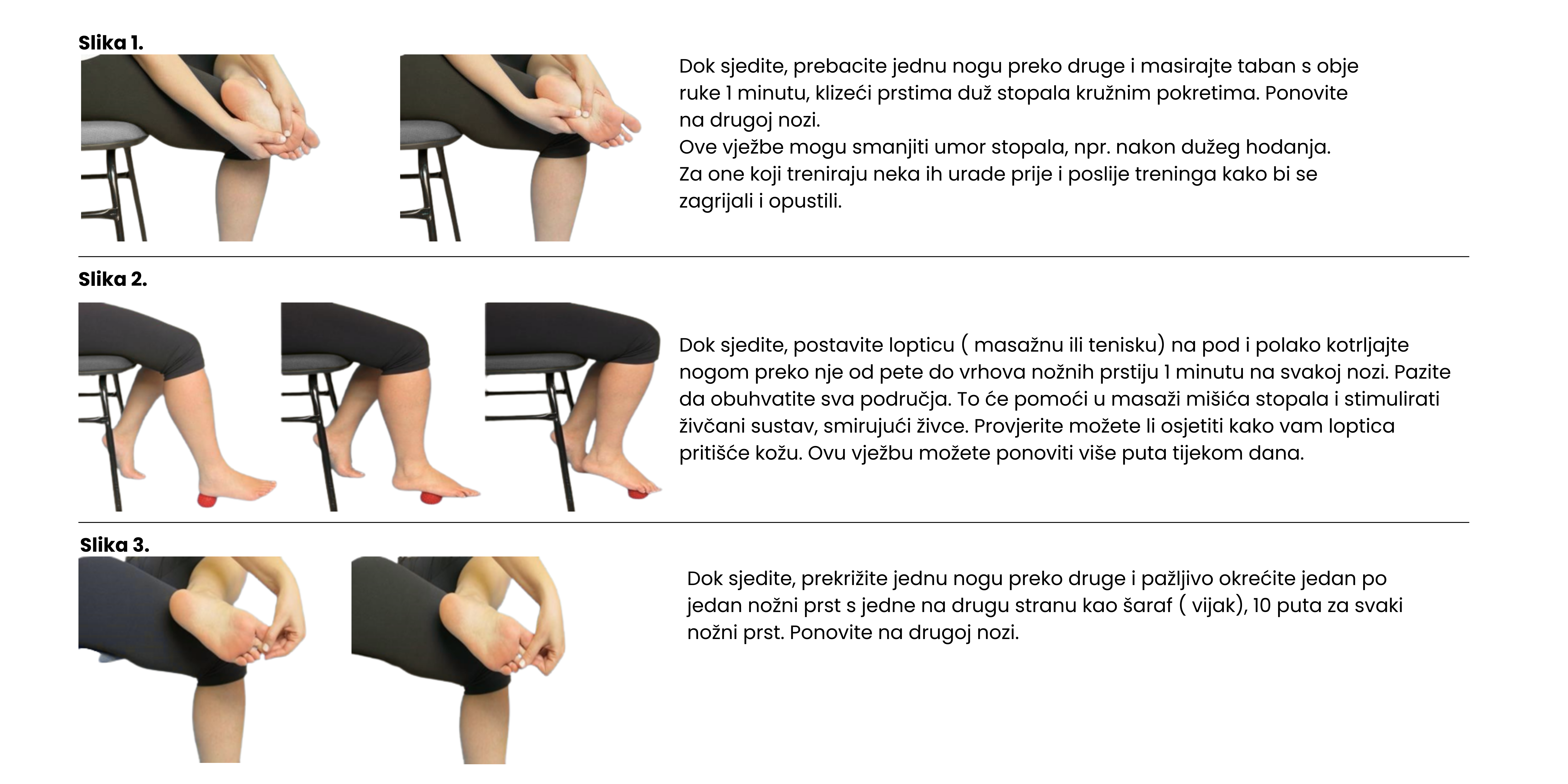 Koje su vježbe dobre za stopala s oštećenjem živaca